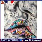 (DE9766) Diamond Painting Graffiti Full Round Rhinestone Picture (E200 Red Lips)