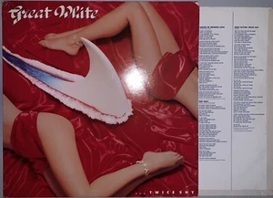 Great White - Twice Shy 1989 USA Original Record G+/VG Condition - Picture 1 of 5