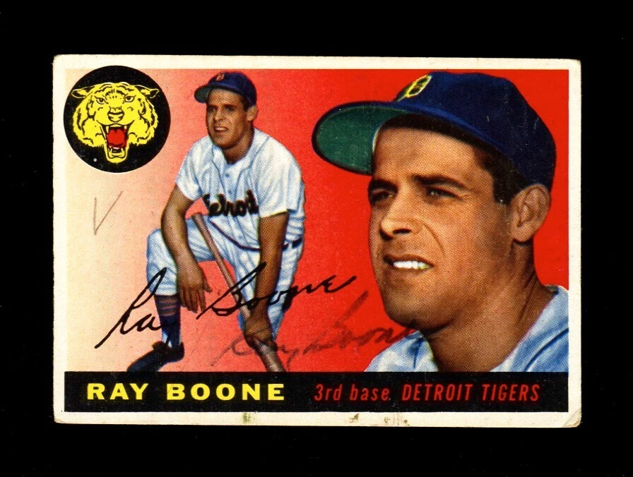 1955 TOPPS RAY BOONE #65 TIGERS SIGNED AUTOGRAPH - Image 1 of 1