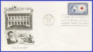 USA3 #1016 U/A ARTMASTER FDC International Red Cross - Picture 1 of 1