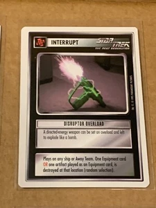 Star Trek CCG Beta WB 1995 Disruptor Sobrecarga - Imagen 1 de 2
