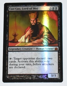 CAO CAO, LORD OF WEI Legendary Creature Human FOIL From The Vault Legends MTG - Picture 1 of 4