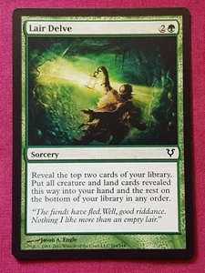 Magic The Gathering AVACYN RESTORED LAIR DELVE green card MTG - Picture 1 of 2