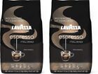 Lavazza italienischer Espresso Kaffeemischung mit ganzen Bohnen mittelgroast 2,2 lb 2 Beutel