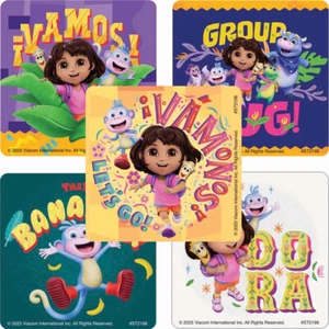 25 Dora the Explorer Stickers, 2.5" x 2.5" each, Party Favors - Picture 1 of 1