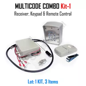MULTICODE KIT-1: Linear 109950 receiver 308911 Transmitter TS-DOLKWP Keypad - Picture 1 of 7