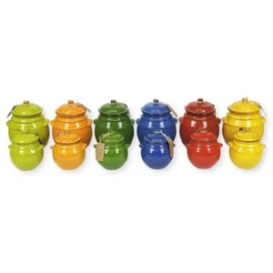 Ceramic Storage Jar w/ Lid Home Kitchen Dining Herb Spice Condiment Caddy Pot - Picture 1 of 27