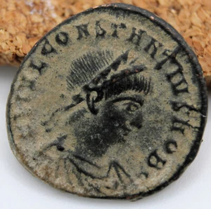 Roman Imperial | Constantius II as Caesar | AE3 | 336-337 CE | LEGIONARIES - Picture 1 of 8