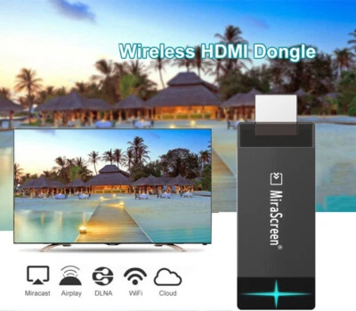 5G Wireless WiFi HDMI HDTV Video Adapter for iPhone 11 12 X 8 IOS Android to TV - Image 1 of 4
