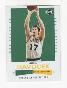 2002-03 UD GENERATIONS NBA CLASSICS JOHN HAVLICEK BOSTON CELTICS #109 - Picture 1 of 8