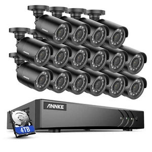 ANNKE 16CH 5MP Lite DVR 1080P Outdoor Security Camera System EXIR Night H.265+ - Picture 1 of 23