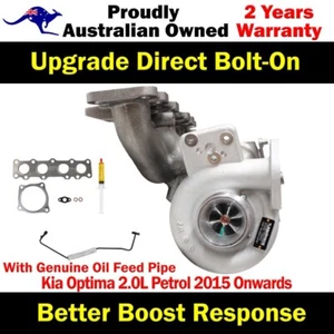 Upgrade Billet Turbo No Actuator+Oil Feed Pipe For Kia Optima 2.0L - Picture 1 of 17