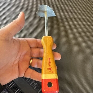 Vintage Red Devil Odd Shaped WoodWorking Yacht Scraper Tool 8-3/16" Long Britain - Picture 1 of 8