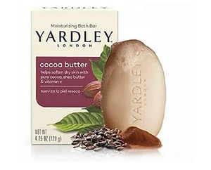 Yardley London Pure Cocoa Butter & Vitamin E Bar Soap, 4.25 Ounces / Pack of 2 - Picture 1 of 6