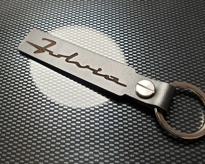 Lancia Fulvia Cuir Noir Porte-Clés Coupé Lusso HF S2 3 1 Zagato Berline - Photo 1/2