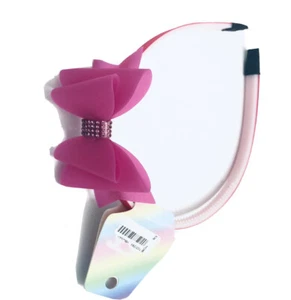 Heart Me Accessories Girl’s Pink Rhinestone Jelly Head Band Hair - Imagen 1 de 9