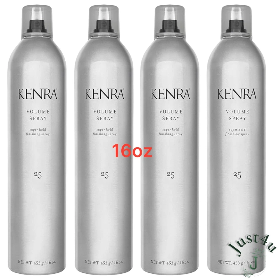 Kenra Volume Spray 25 Super Hold spray de acabado, 16 oz. (PACK DE 4) 80% VOC Foto 1 de 1
