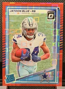 2025 Panini Donruss Optic Red Prizm JAYDON BLAU Rated Rookie NFL Cowboys RC - Bild 1 von 4