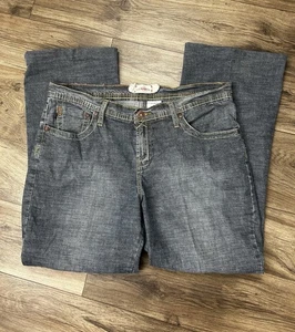 Womens Z. Cavaricci Blue Jeans Denim Embroidered Sz 14 - Picture 1 of 8