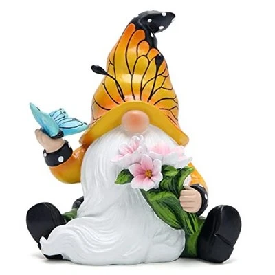  Spring Butterfly Gnomes Decorations Tomte Elf Decor Summer Yellow-butterfly - Image 1 of 4