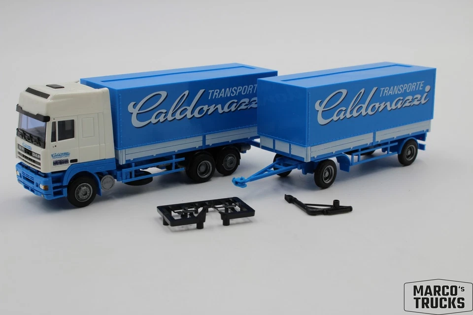 AWM DAF 95 500 SSC trailer truck "Caldonazzi Transporte" 1:87 /AW3091 - Image 1 of 1