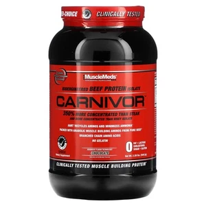MuscleMeds, Carnivor, Bioengineered Beef Protein Isolate, Chocolate, 2.25 lbs - Picture 1 of 3