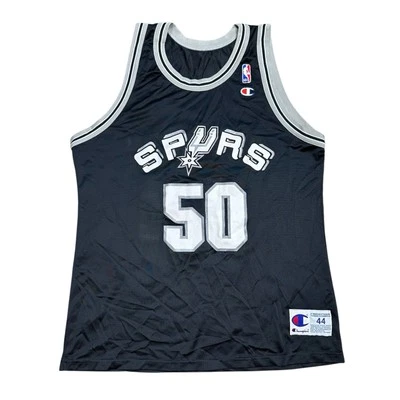 San Antonio Spurs Champion David Robinson NBA Basketball Jersey Adult Sz 44 VTG - Image 1 of 4