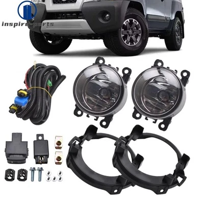 Par de luces antiniebla + cableado para Nissan Frontier 2005-2015 Xterra 2010-2019 Foto 1 de 4