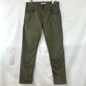 MAVI JEANS Zach Olive Green Straight Leg Stretch Denim Pants Cotton Men's 34x34 - Picture 1 of 8