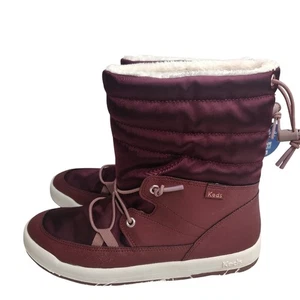 Neue burgunderrote Keds Winterstiefel Größe 8 - Bild 1 von 7
