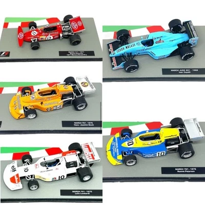 March F1 Model Cars - Various March F1 Models - New 1/43 scale Model F1 Cars - Image 1 of 4