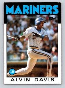 1986 Topps #440 Alvin Davis Seattle Mariners - Imagen 1 de 2