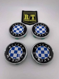 4 x Beyern Wheel Center Cap (Checker) (C-C43) CCBY - Picture 1 of 6