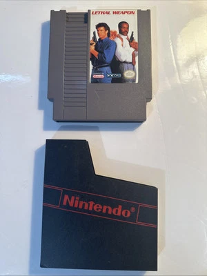 Carrito y funda Lethal Weapon (Nintendo, NES) solamente - probado Foto 1 de 4