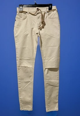 New One Teaspoon Off White Freebirds 2 Jeans Womens 26 High Waist Skinny Stretch - Image 1 of 4