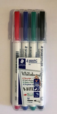 Whiteboardmarker Staedtler Lumocolor 301 4 Stück farbsortiert