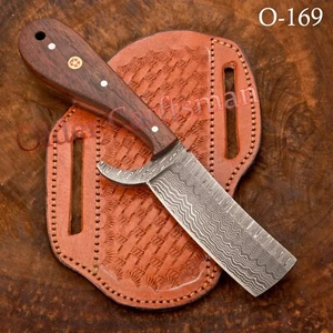 COLTELLO TAGLIABULL 7" COW BOY LAMA ACCIAIO DAMASCATO, TATTICO, STRUMENTO DI SOPRAVVIVENZA O169 - Foto 1 di 8