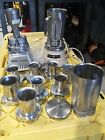 Lot of 2 WARING COMMERCIAL LABORATORY BLENDER 7 speed and single speed 120VAC 