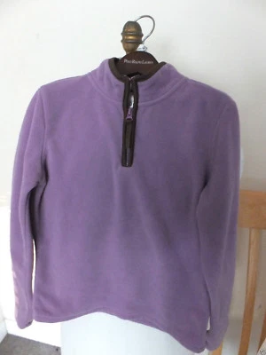 Old Navy Girls 尺寸 L(8) 浅紫色格子针织衫 — 第 1/4 张图片