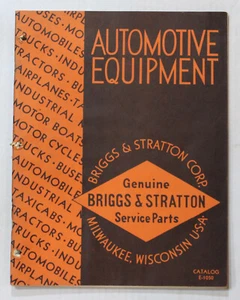 Briggs & Stratton Automotive Parts Book ~ Catalog # E-1050 - Picture 1 of 1