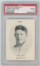 1906 Fan Craze N.L. 32 Harry McIntire PSA 9 669770 