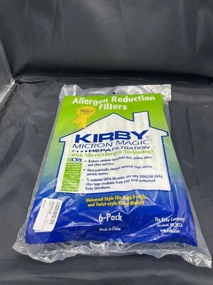 5 Pack Micron F Style Magic HEPA Cloth Kirby Micron Vacuum Bags - Image 1 of 3