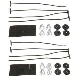 2Sets Black Kit Mounting Car Electric Fan Fan Replacement For Car - Photo 1/4