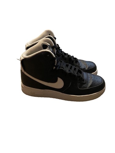 Nike Air Force 1 High Uomo Bianco e Nero Taglia 10 5