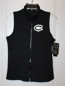 Gilet Montreal Canadiens NHL Alyssa Milano Zip Performance Victory nuovo con etichette donna S - Foto 1 di 5
