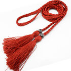 Chinese Braided Style Woven Tassel Belt Knot Waist Chain Cotton Waist Rope