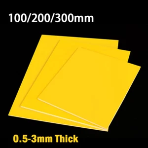 Glassfibre Sheet Epoxy Glass Fibreglass Plate 0.5/0.8/1/1.5/2/3mm Thick - Picture 1 of 6