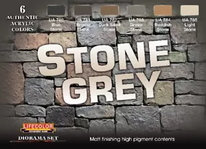Juego de acrílico diorama gris piedra Lifecolor LFC-CS40 - Imagen 1 de 2