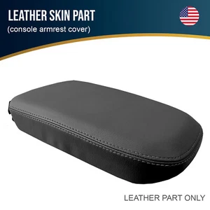 Fits 2017-2023 Cadillac XT5 Leather Console Armrest Cover Black - Foto 1 di 10