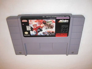 NFL Quarterback Club '96 (Super Nintendo SNES) Game Cartridge Excellent! - Picture 1 of 10